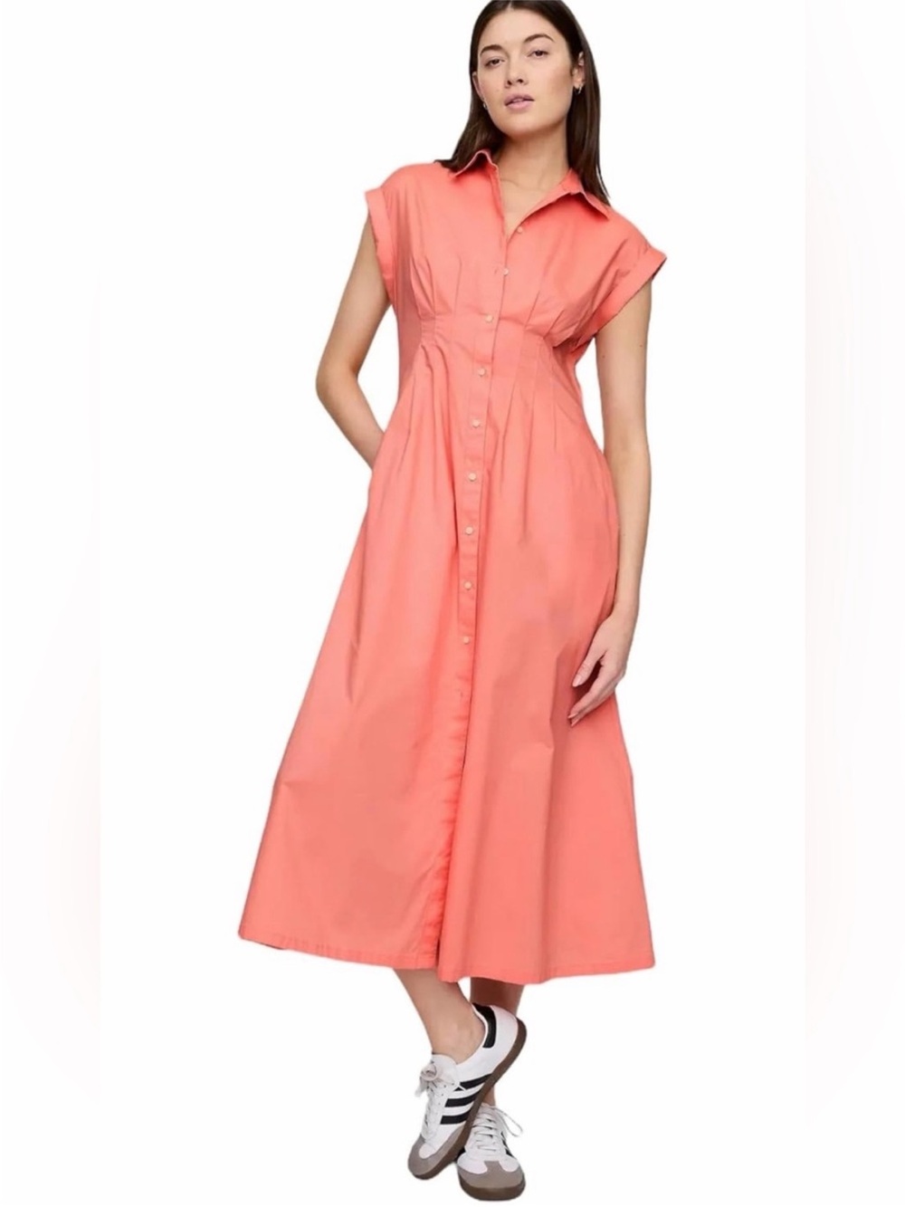 GAP Maxi Shirt Dress - Tea Rose